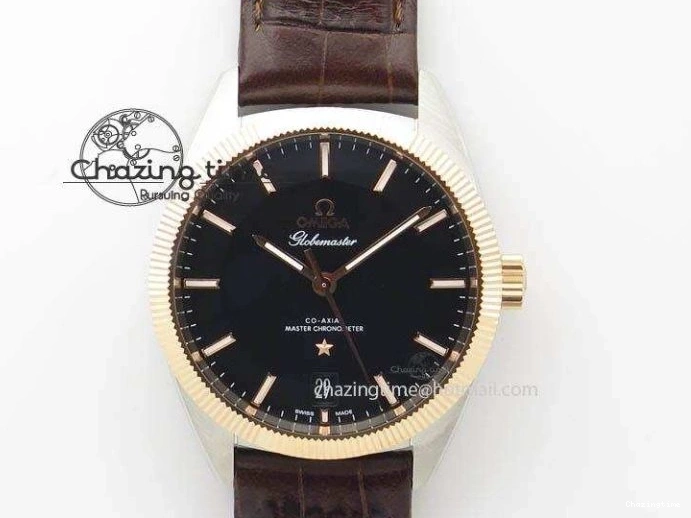 0705 ComfortFit Planet Ocean 45mm GMT DLC JHF Best Edition Black Dial On Rubber Strap A 8194